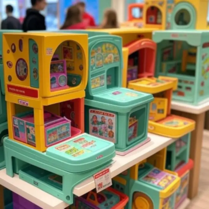 Zestawienie najpopularniejszych playsetów na kolorowym tle