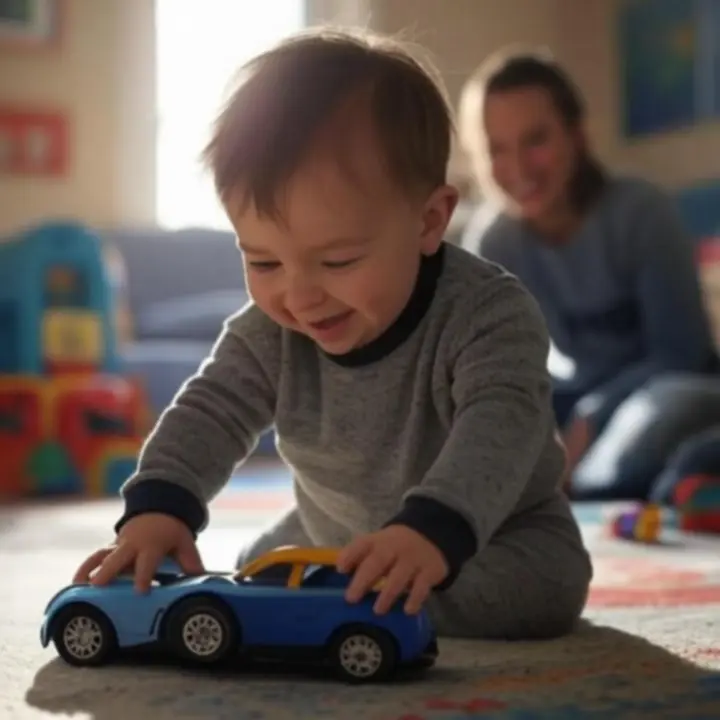 Dziecko bawiące się zabawkami kupionymi w sklepie GamerBoostHQPLL